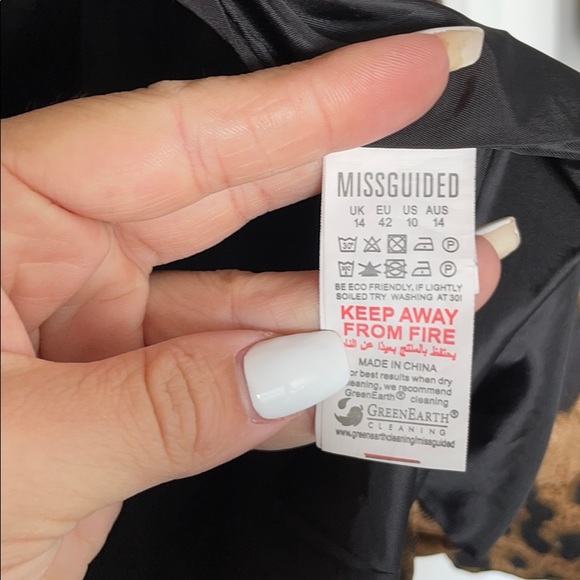 Brown Black Leopard Print Blazer Sz 10 - Picture 5 of 5